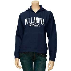 Villanova Wildcats Ladies Navy Blue Pro Weave Hoody Sweatshirt  