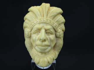 NATIVE CHIEF Tobaco Smoking Meerschaum Pipe MEDET Pipes  