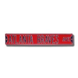  Atlanta Braves Avenue Street Sign 6 x 36 MLB Baseball 