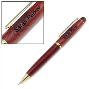    Classic Rosewood Ballpoint Pen Free Engraving.