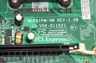 ECS MCP61PM HM 1.0B Iris GL6 5189 HP MOTHERBOARD AM2  