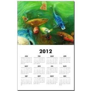  2012 Calendar Lucky Koi Pond @ KeithMcDowellArtist 
