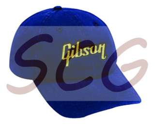 Gibson or LP Ball Caps Embroidered Patch Logo Genuine Leather 