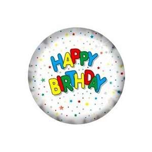   White Star Happy Birthday 18 Inch Foil Balloon Toys & Games