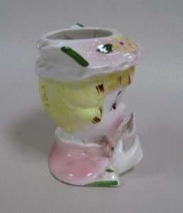 Enesco Hand Painted Young Girl Headvase Head Vase  