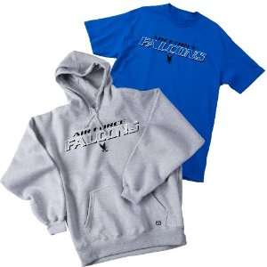  Air Force Falcons Sweatshirt and T Shirt Combo Sports 