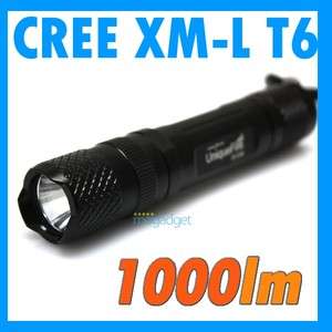 UniqueFire 1000Lm CREE XM L T6 LED Compact Flashlight Torch UF2130 