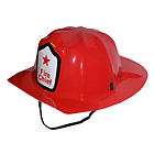 24 lot Plastic Fireman Hat Fire Chief Firefighter Helmet w/ strap for 