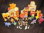 FISHER PRICE IMAGINEXT T REX AND BRONTOSAURUS TOY LOT  