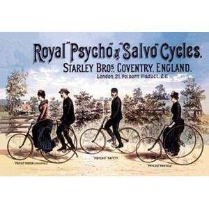    Vintage Art Royal Psycho and Salvo Cycles   00657 9