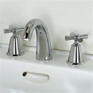 Barclay Chess Brushed Nickel 2 Handle Bathroom Faucet (Drain Included 
