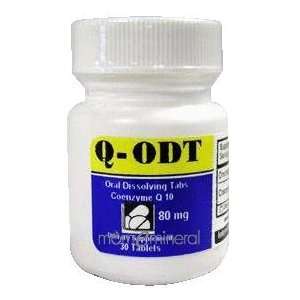  QODT Sublingual CoQ10 80 mg 30 Tablets by Intensive 