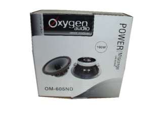 OXYGEN AUDIO OM 605ND 6.5 250w MIDRANGE CAR SPEAKER  