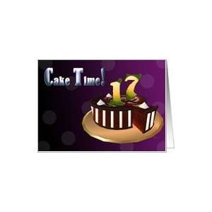  17 Chocolate Cake meringue stripes CAKE TIME Happy 17th 