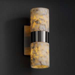  Design ALR 8762 10 NCKL, Alabaster Rocks Dakota Wall Vanity Lighting 