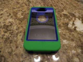 OtterBox iPhone 4 4S Defender Series Green/Blue Otter Box   FREE 