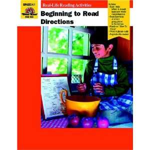 Beginning to Read Directions Grades K 1 (Real Life Reading Activities 