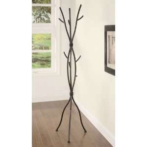  Metal Coat Rack Entryway Hall Stand With Three Hooks In 
