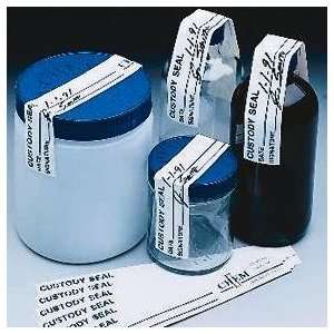 Chem Jar, Bottles, and Containers Environmental Custody Seals, L x W 