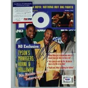   Ko Magazine #m53910   PSA/DNA Certified   Autographed Boxing Magazines
