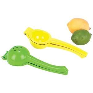    Maxam® 6pc Yellow and Green Hand Juicer Set