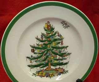 Spode Christmas Tree Salad Plate England Old Backstamp  