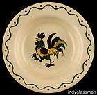 metlox provincial green rooster 8 3 8 rimmed soup bowl