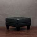 Black Leather Tufted Ottoman Today 
