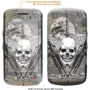   Skin STICKER for AT&T LG Encore case cover Encore 280 Electronics