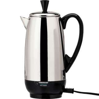 Cup Stainless Steel Percolator, Farberware Electric Coffee Maker Pot 