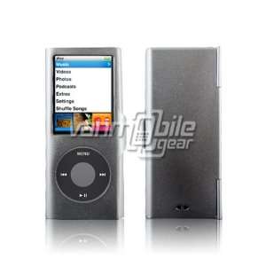 VMG Silver Aluminum Metal Protective Case Cover for Apple iPod Nano 4 