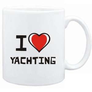 Mug White I love Yachting  Sports