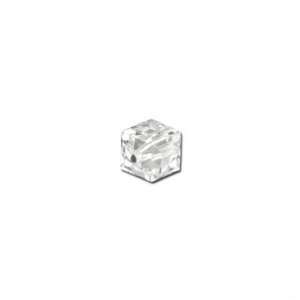  Swarovski® 4mm Cube Crystal Clear Style #5601 Arts 
