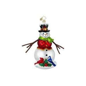  Christopher Radko Winter Gathering Snowman Ornament
