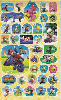 Super Mario Bros Birthday Party Card 190 Stickers Book  
