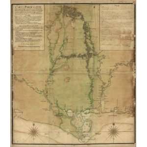  1743 map of Indians of North America, Mississippi