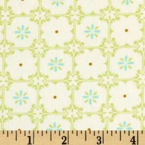 44 Wide McKenzie Fleur Lime Fabric By The Yard Arts 