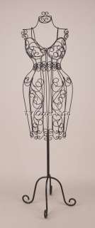 Wrought Iron Metal 61 Dress Form Mannequin 842  