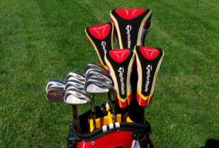 Mens TaylorMade Complete Set Irons Driver Woods Bag  