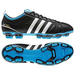 Adidas ADINOVA IV 4 Soccer Cleats Mens Shoes Black Light Blue Zero 
