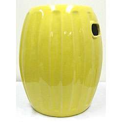 Pumpkin Yellow Ceramic Garden Seat  