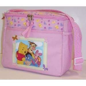  Disney Pooh and Friends Pink Flowers Diaper Bag Baby