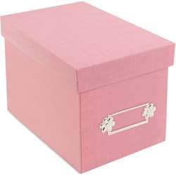 Sizzix Large Wooden Pink Storage Box  
