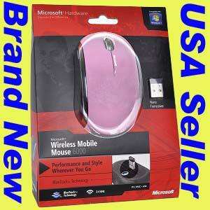   Track wireless 6000 MHC 00026 Pink w/Nano Transceiver Mouse New  