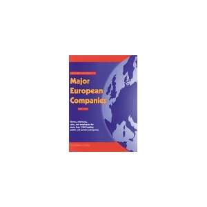  Hoovers Masterlist of Major European Companies, 1996 1997 (Hoover 