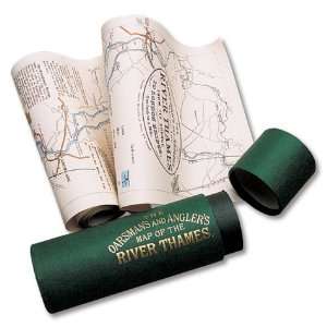  The Oarsmans and Anglers Map of the River Thames 1893 