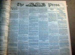 72 1871 Philadelphia PENNSYLVANIA newspapers Jul Sept  