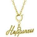 Kate Bisset Goldtone Happiness Charm Necklace
