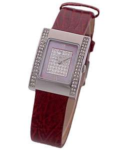 August Steiner Bling Womens Gemstone Watch  