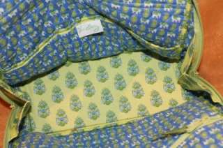   Elephant Floral Quilted Bowler Shoulder Diaper Bag RETIRED  